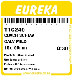T1C240 - Coach Screw -T1C240_Label_T
